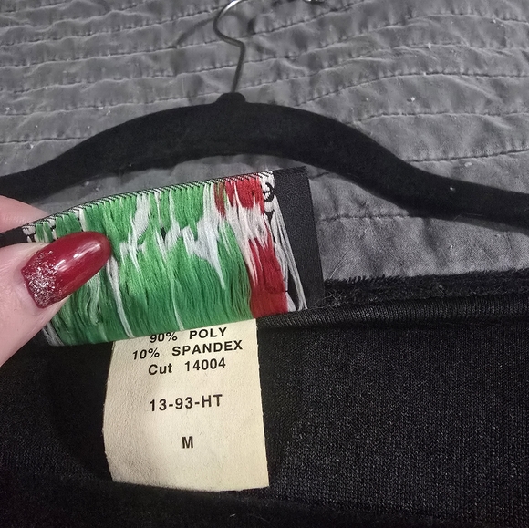 Black Velvet Bell Sleeve Top - Picture 3 of 6